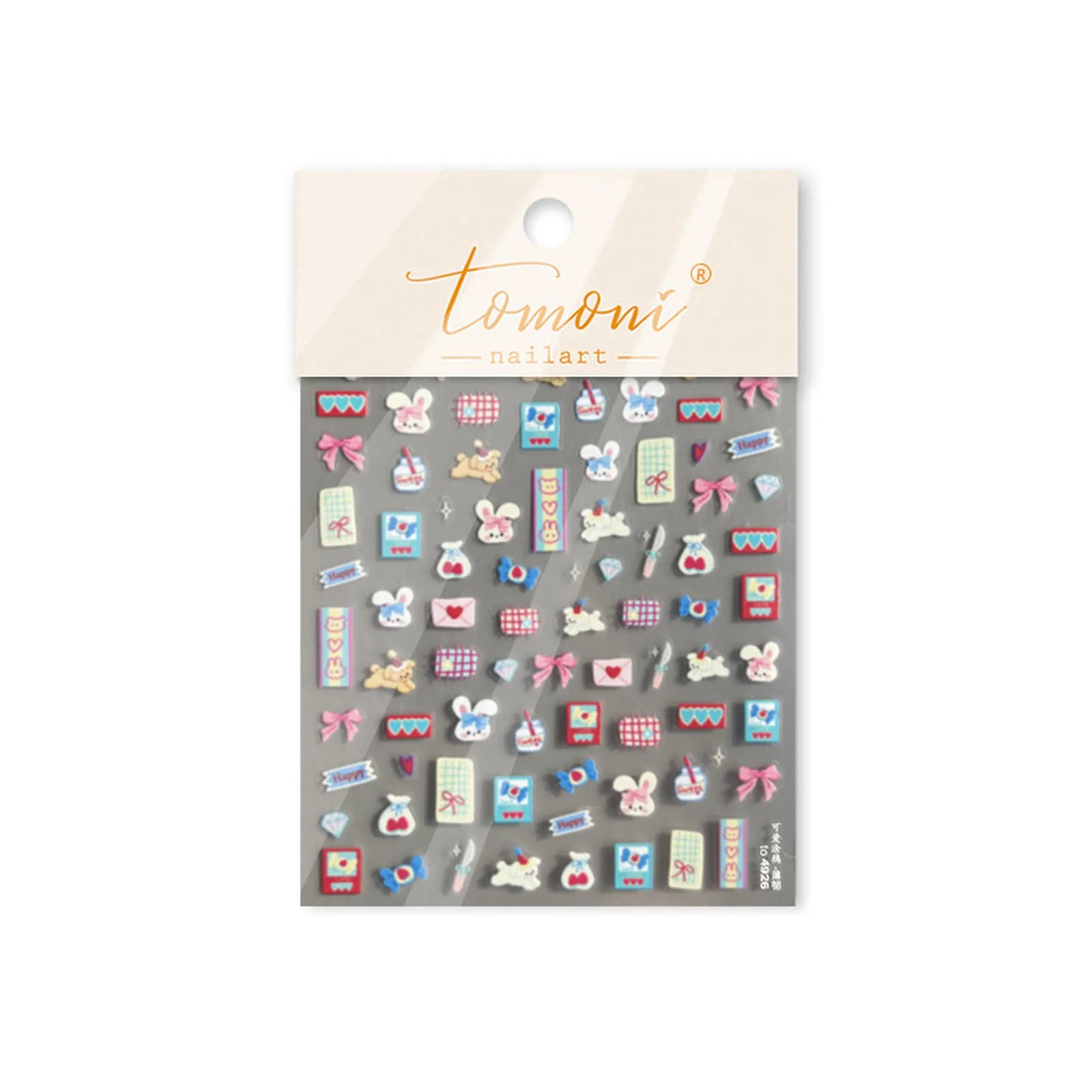 to4926 Kawaii Doodle Nail Stickers variant image - Tomoni Nail Art