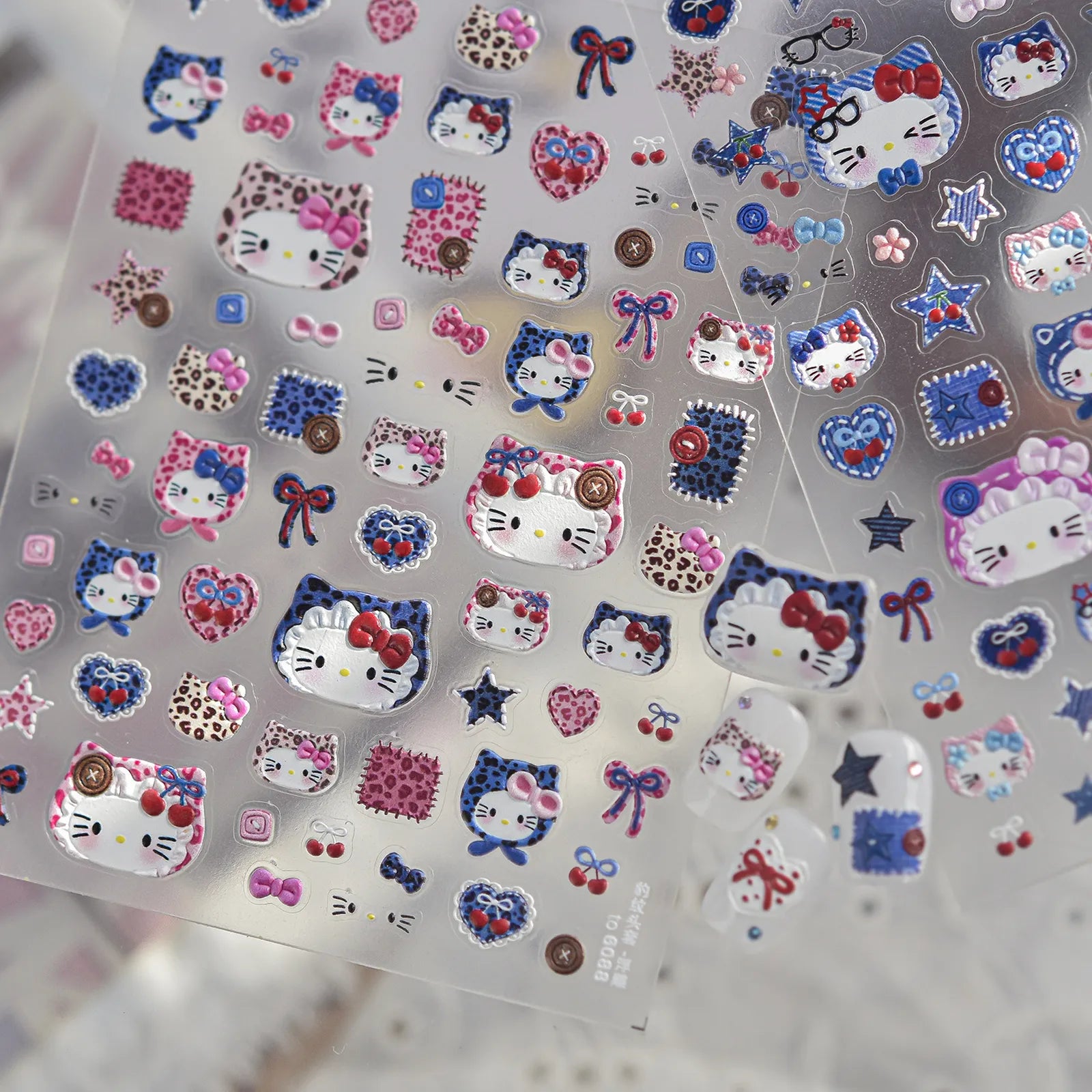 Leopard Cowboy Nail Stickers - nail art product image 1