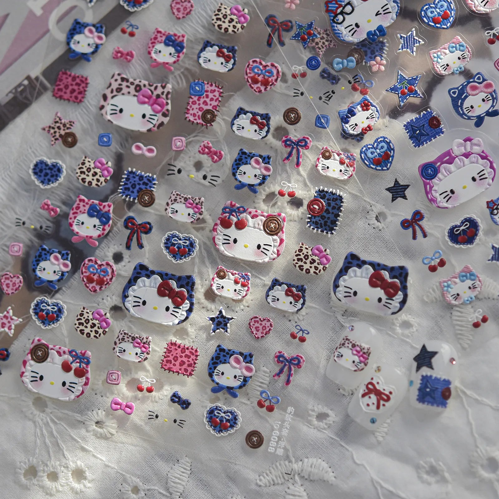 Leopard Cowboy Nail Stickers - nail art product image 2