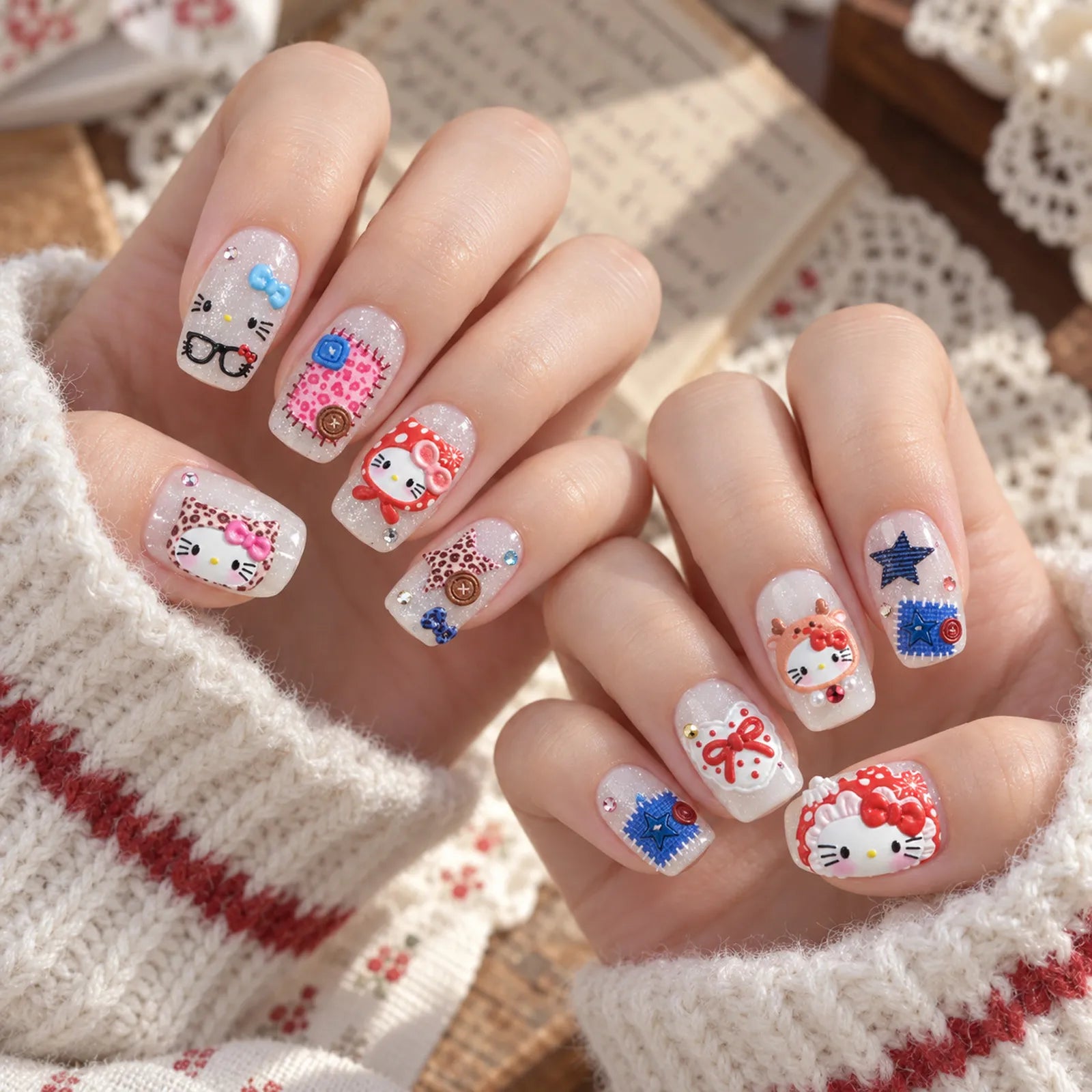 Leopard Cowboy Nail Stickers - nail art product image 4