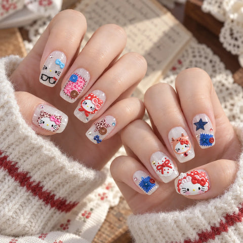 Leopard Cowboy Nail Stickers - nail art product image 4