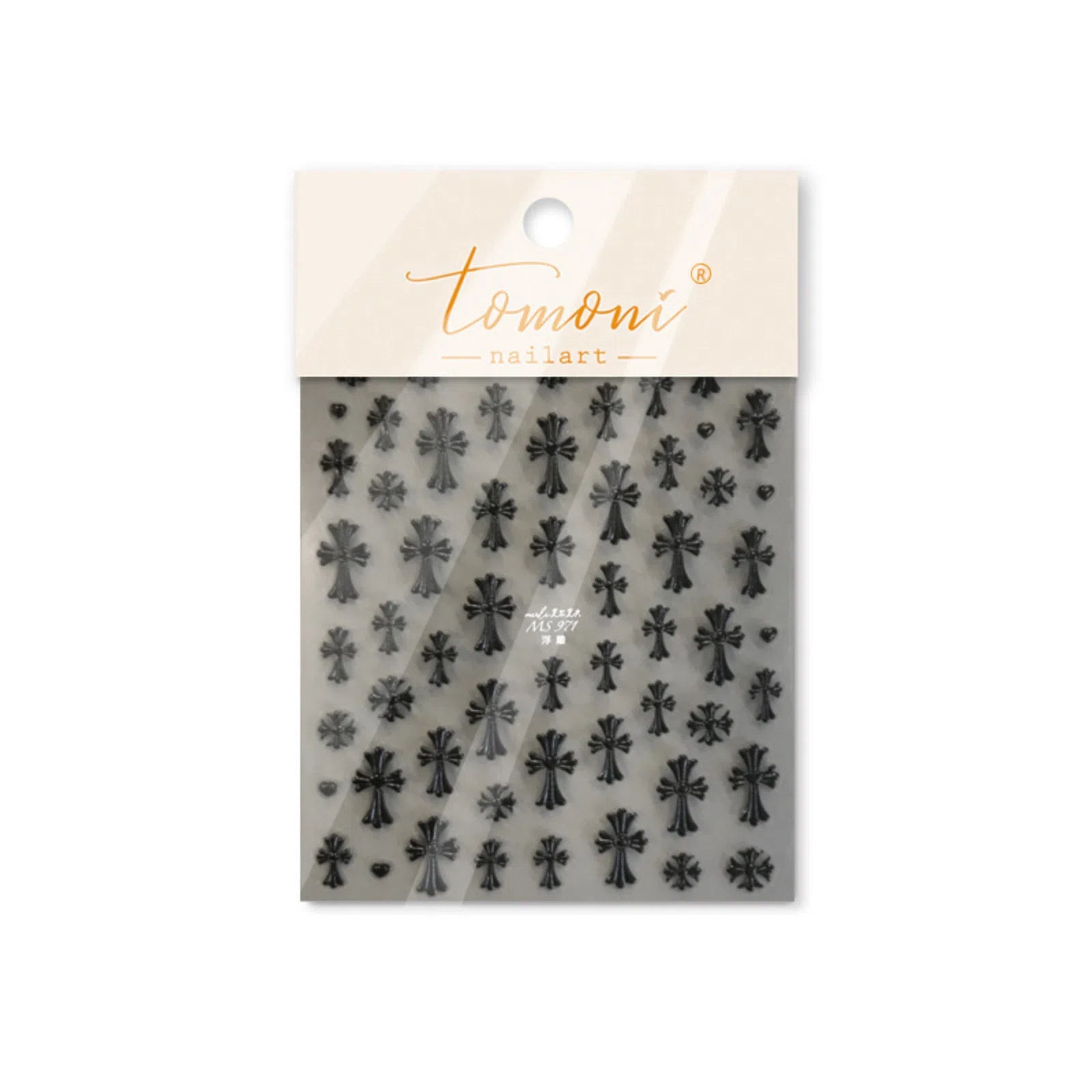 MS971 Macaron Cross Star Nail Stickers variant image - Tomoni Nail Art