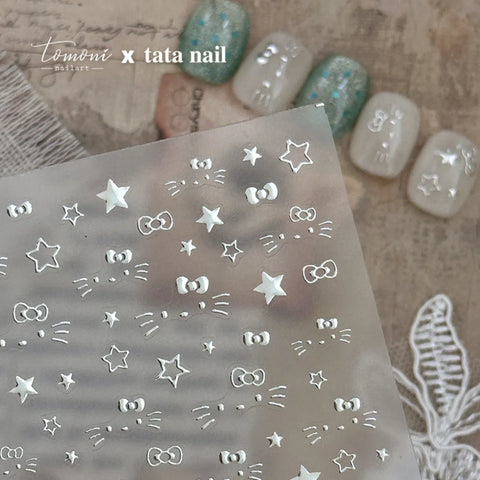 Mermaid Ocean Nail Stickers | Summer Nail Art Decals image