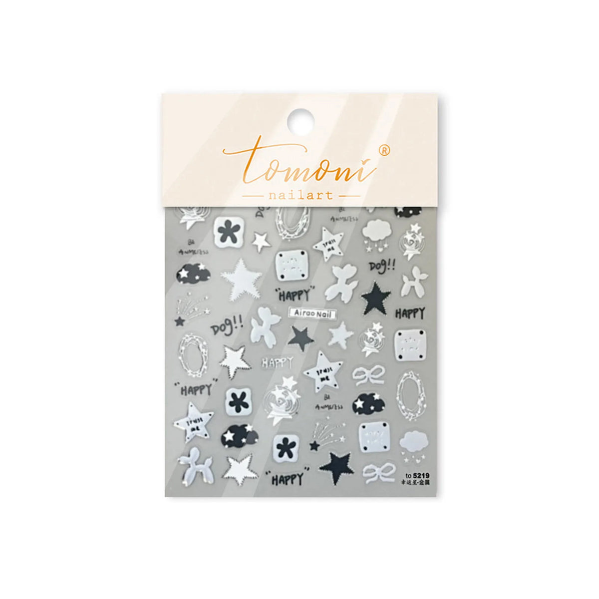to5219 Metallic Celestial Nail Stickers variant image - Tomoni Nail Art