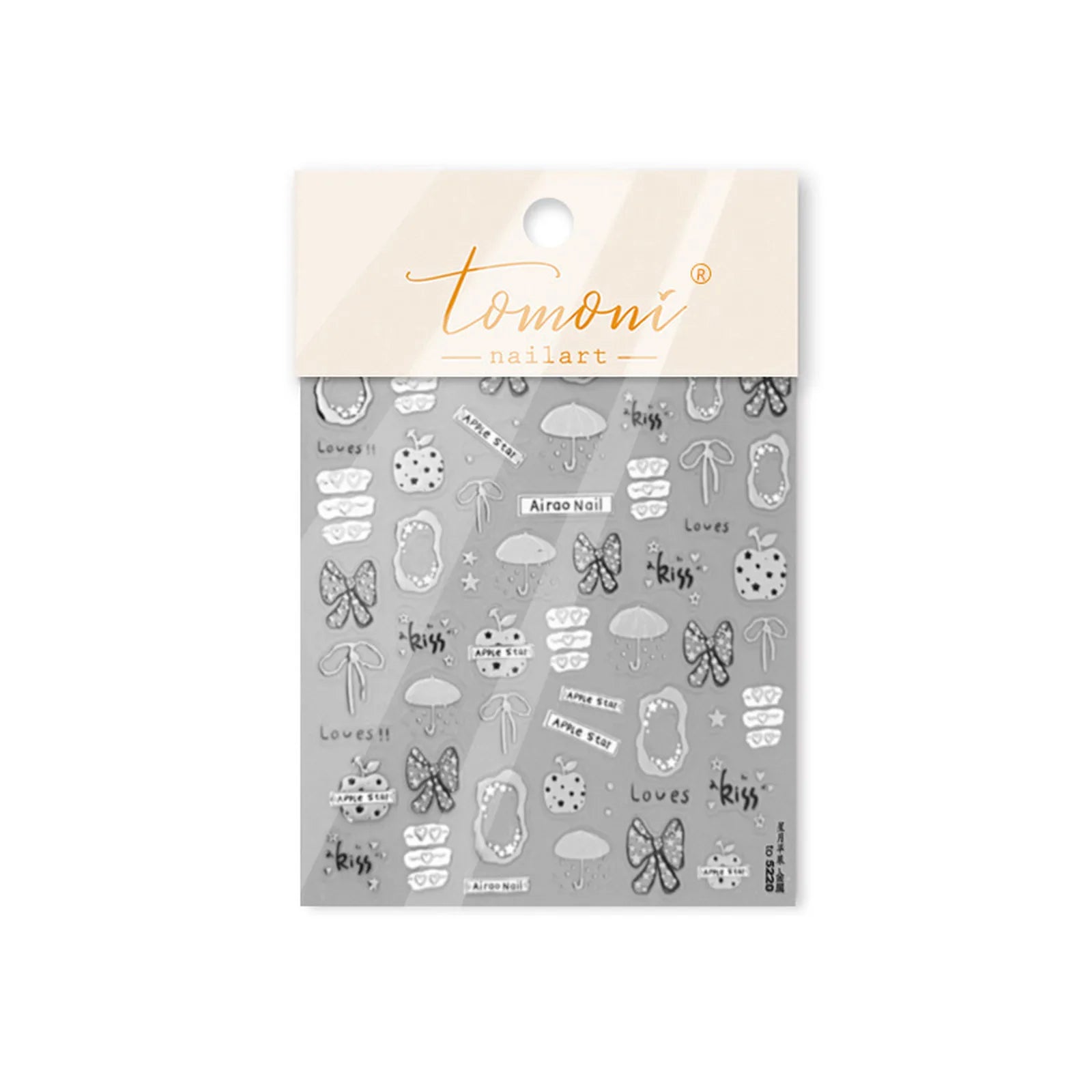 to5220 Metallic Celestial Nail Stickers variant image - Tomoni Nail Art