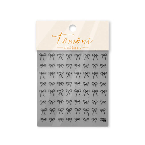 to3604 Minimal Bow Nail Stickers variant image - Tomoni Nail Art
