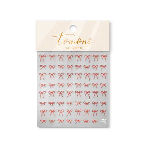 to3655 Minimal Bow Nail Stickers variant image - Tomoni Nail Art