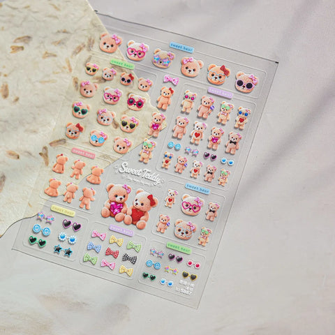 to5887 Minimal Letter Nail Stickers variant image - Tomoni Nail Art