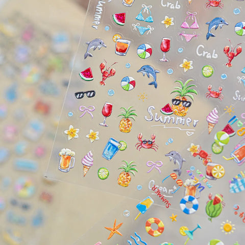 Ocean Starfish Nail Stickers | Summer Beach Nail Art Decals - image 4
