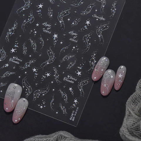Shooting Star Nail Stickers - nail art product image 1