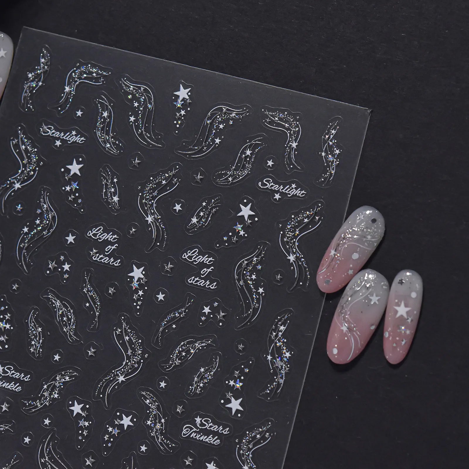 Shooting Star Nail Stickers - nail art product image 2