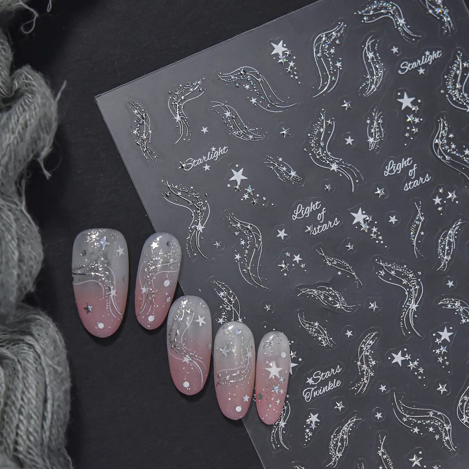 Shooting Star Nail Stickers - nail art product image 3