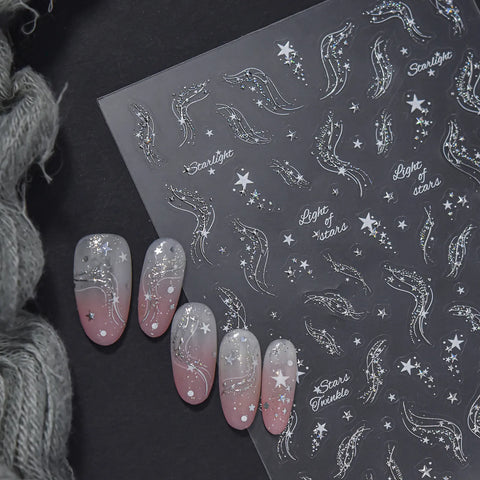 Shooting Star Nail Stickers - nail art product image 3