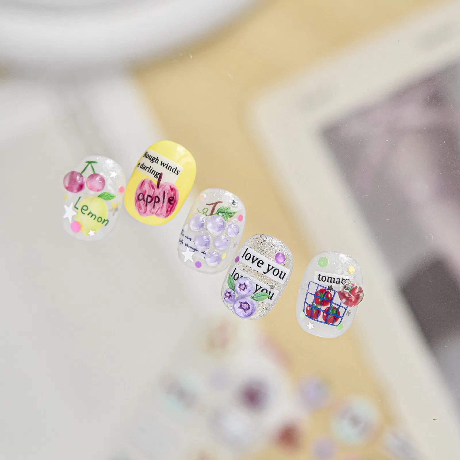 Soda Bubble Nail Stickers | Summer Drink Nail Art Decals - image 5