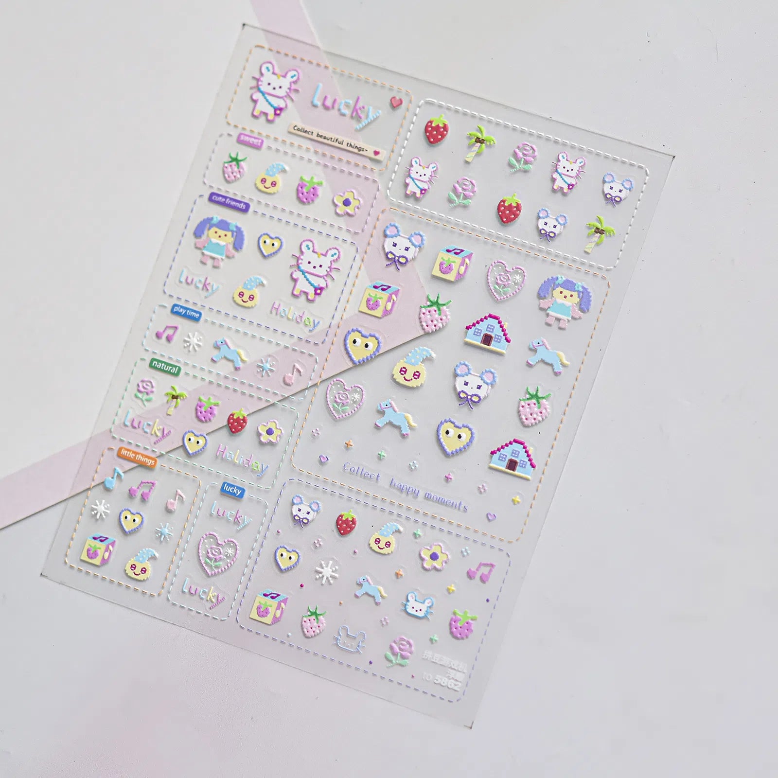 to5862 Summer Ocean Nail Stickers variant image - Tomoni Nail Art