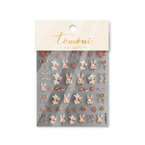 kawaii rabbit nail sticker