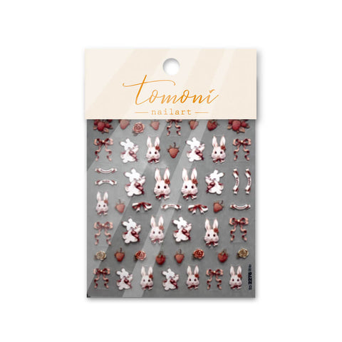 cute bunny nail decal stickers