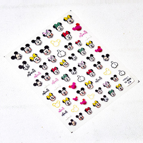disney nail sticker, nail decal, mickey nail sticker