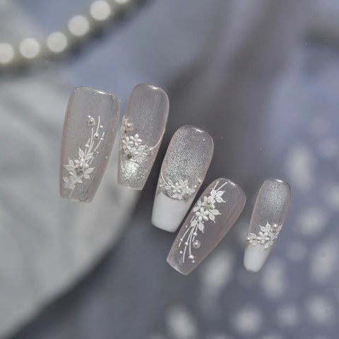 Vine Flower Nail Stickers - nail art product image 3