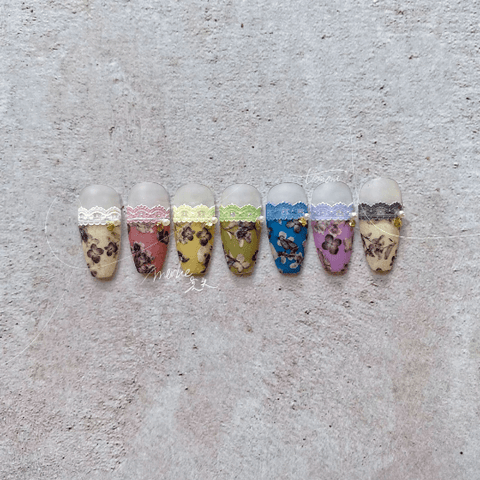 Lace Nail stickers, 5D Embossed Lace Nail Decals, Lace Nail Wraps, Nail Designer Art, Nail Decal Art, DIY Nails - Miss Fairy Nails