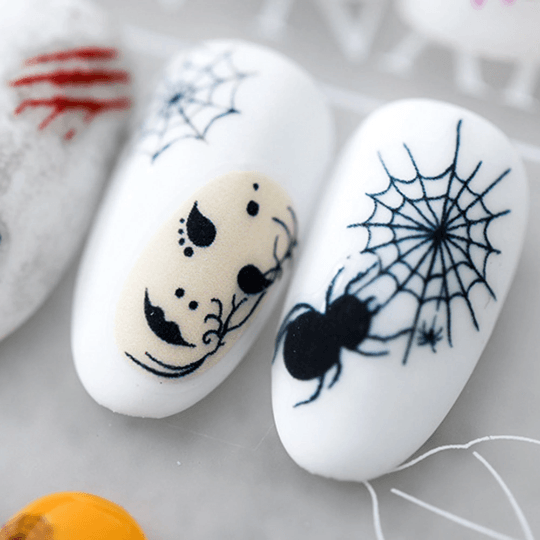 Halloween Nail Stickers, Halloween Nail Decals, Witch Nail Stickers, Spooky Nail Art, Nail Decal Art, DIY Nails - Miss Fairy Nails