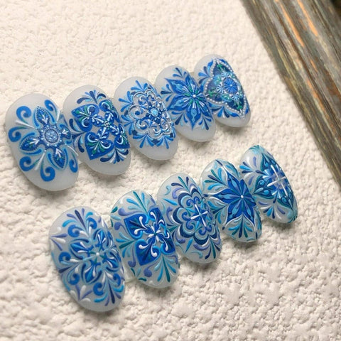 Boho Nail Stickers, Boho Nail Decals, Bohemia Nail Art,5D Embossed, Nail Art Decal, Bohemia, DIY Nails - #nail stickers#