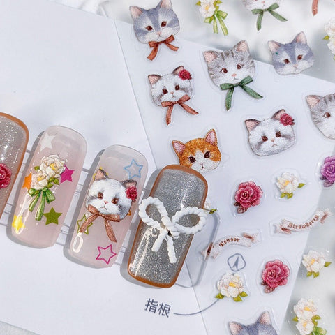 cart nail stickers