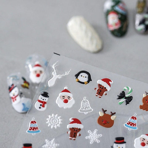 christmas nail decals