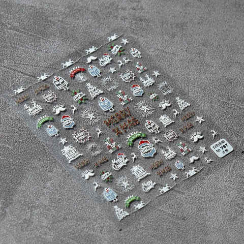 christmas nail stickers