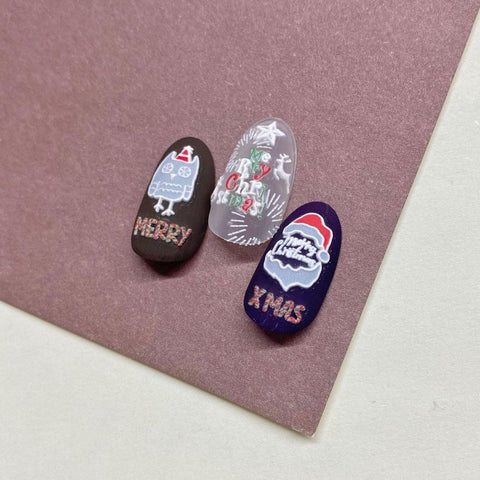 christmas nail design
