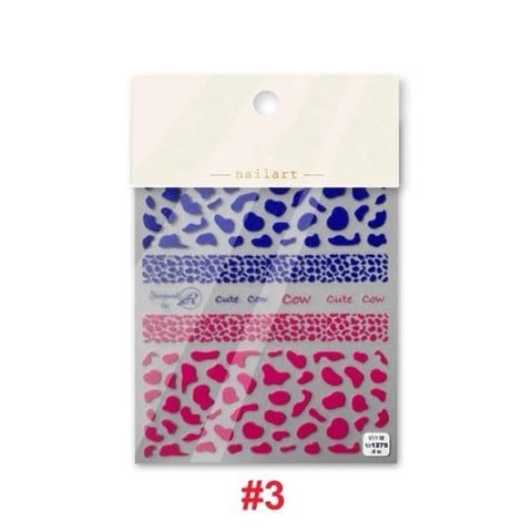 cow art nail sticker