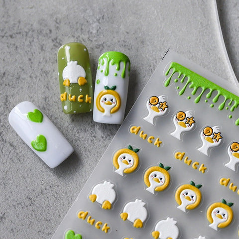 duck nail decals