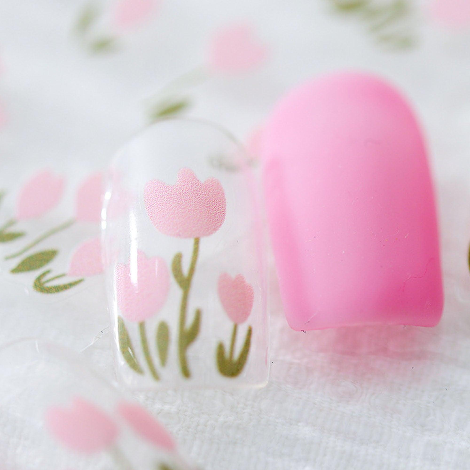 Flower Nail Stickers, Bloom Nail Decals, Spring Nail Decals, 5D Nails, 3D Nails, DIY Nails - Miss Fairy Nails