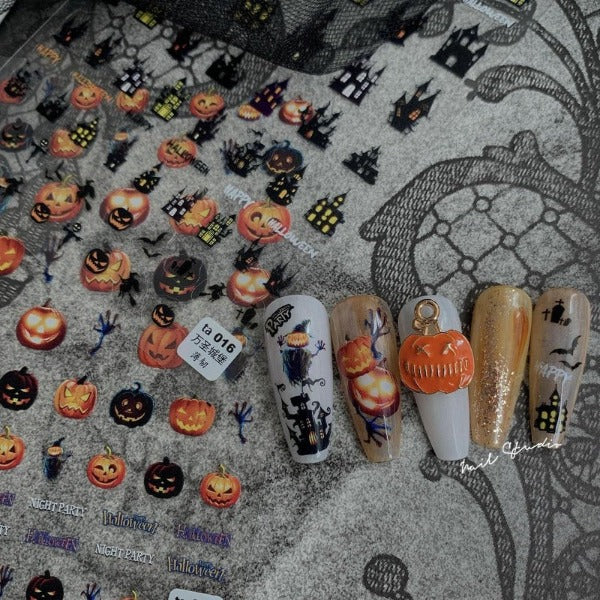halloween nail stickers