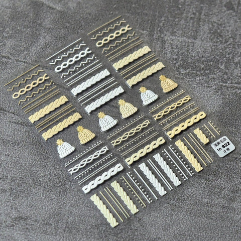 sweater nail decal