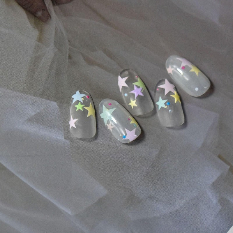 Star Nail Stickers, Star Nail Decals, Star Nail Art, Embossed Nail Stickers, Nail Designs, DIY Nails - Miss Fairy Nails